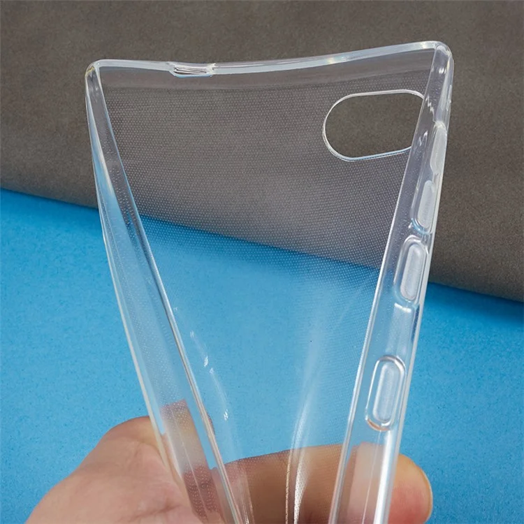 For Blackberry Motion Anti-Collision Soft TPU Phone Case Transparent Ultra-Thin Back Cover