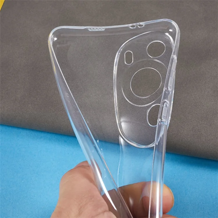 Funda de teléfono transparente de arte para Huawei P60, ultrafina, antirayado, de TPU suave