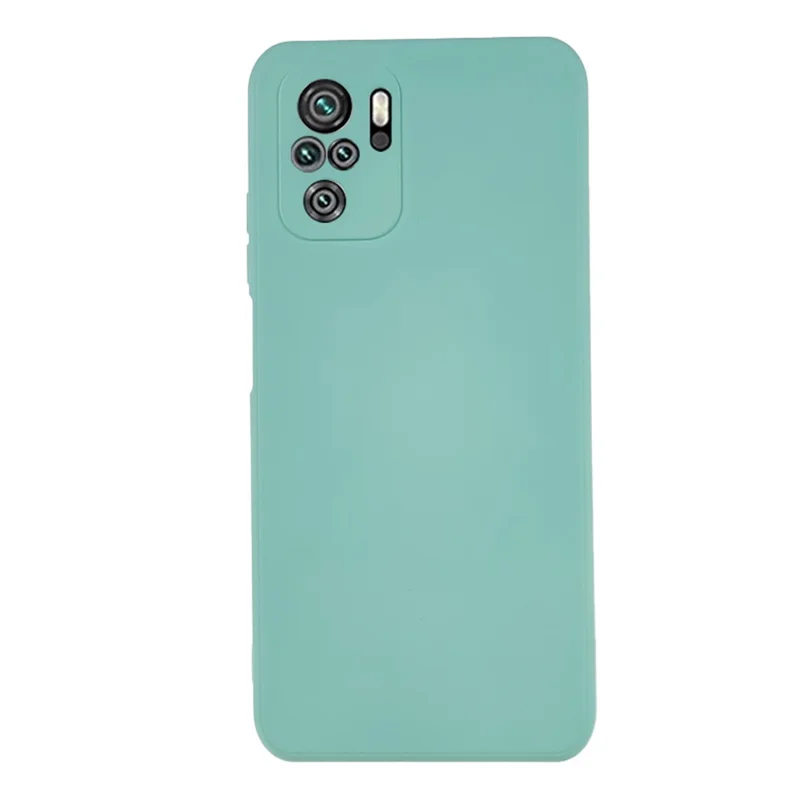 Folia TPU z powłoką gumową do Xiaomi Redmi Note 10 4G / Note 10S 4G / Poco M5s 4G, z podszywem z włókna, pokrowiec na telefon - jasnozielony
