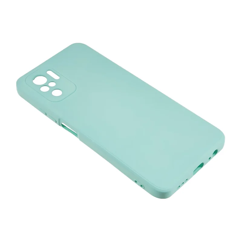 Folia TPU z powłoką gumową do Xiaomi Redmi Note 10 4G / Note 10S 4G / Poco M5s 4G, z podszywem z włókna, pokrowiec na telefon - jasnozielony