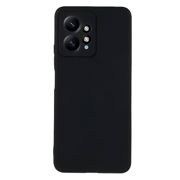 Для Xiaomi Redmi Note 12 4G Прямоугольная мягкая TPU-крышка для телефона Точный вырез для камеры Защита от падений Антидроп-крышка - Черный