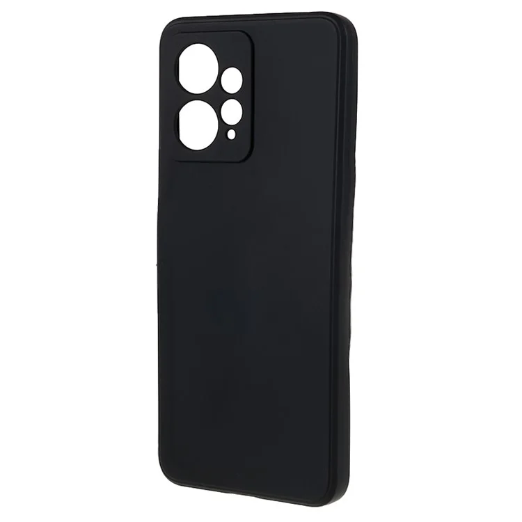 Для Xiaomi Redmi Note 12 4G Прямоугольная мягкая TPU-крышка для телефона Точный вырез для камеры Защита от падений Антидроп-крышка - Черный