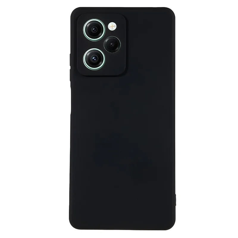 For Xiaomi Redmi Note 12 Pro Speed 5G / Poco X5 Pro 5G TPU Phone Case Fiber Lining Rubberized Phone Cover - Black