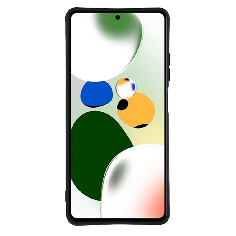 For Xiaomi Redmi Note 12 Pro Speed 5G / Poco X5 Pro 5G TPU Phone Case Fiber Lining Rubberized Phone Cover - Black