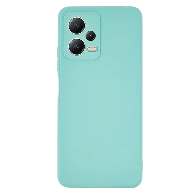 Gerades Telefon-Etui für Xiaomi Redmi Note 12 5G (Indien) / Poco X5 5G, Soft TPU Präzise Aussparungen Kratzfeste Hülle - Baby Blau