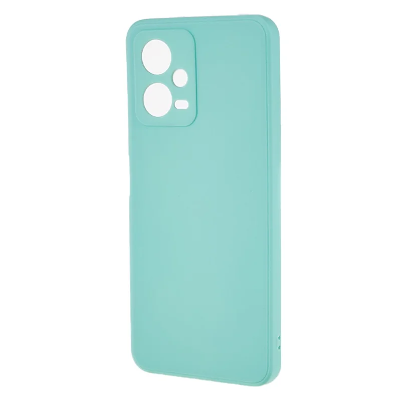 Gerades Telefon-Etui für Xiaomi Redmi Note 12 5G (Indien) / Poco X5 5G, Soft TPU Präzise Aussparungen Kratzfeste Hülle - Baby Blau