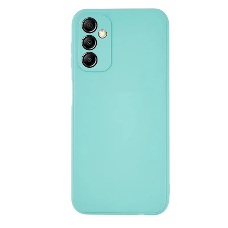 TPU Phone Case for Samsung Galaxy A14 5G / 4G , Straight Edge Design Precise Cutout Protective Cover - Baby Blue
