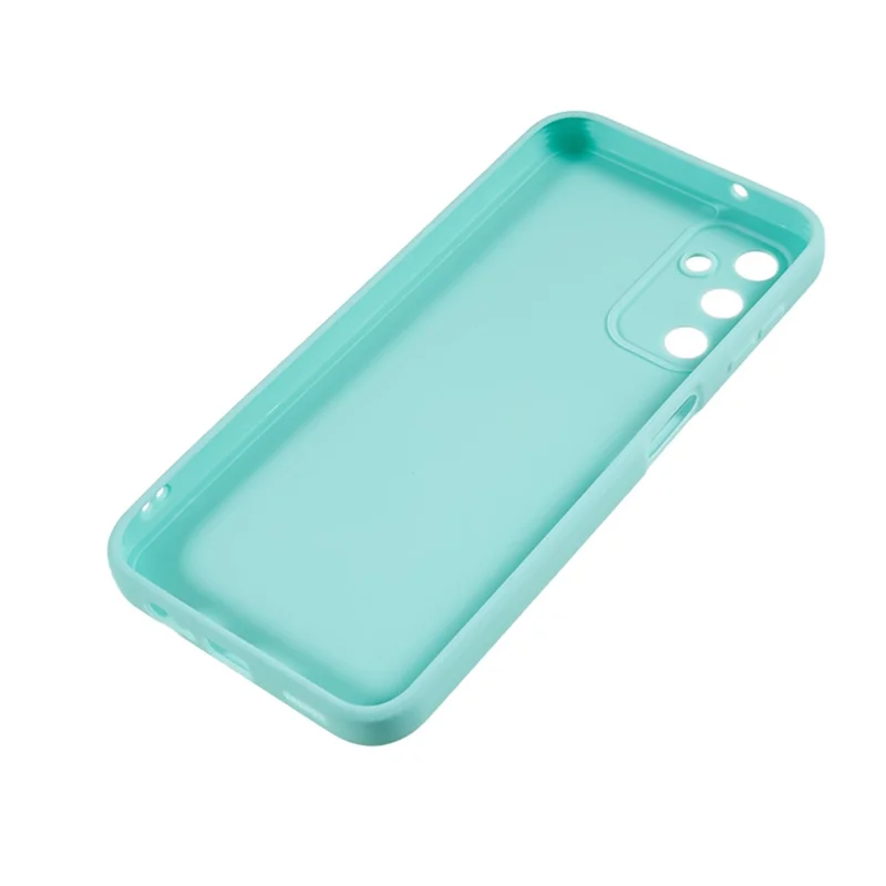 TPU Phone Case for Samsung Galaxy A14 5G / 4G , Straight Edge Design Precise Cutout Protective Cover - Baby Blue