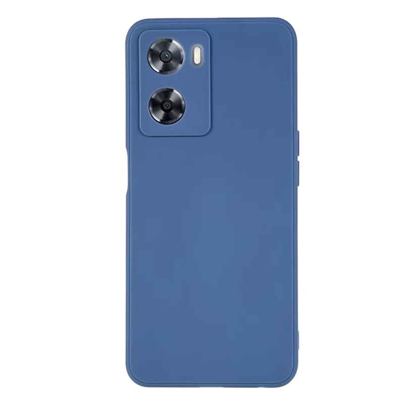 For Oppo A57 4G Straight Edge Soft TPU Case Precise Cutout Anti-scratch Phone Cover - Lavender Grey