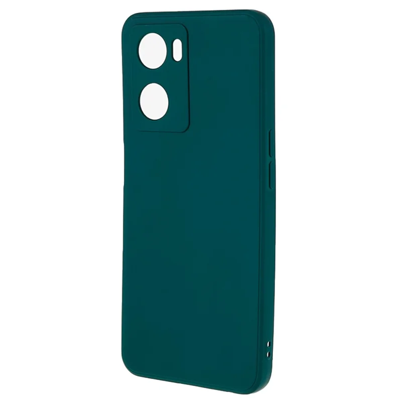 For Oppo A57 4G Straight Edge Soft TPU Case Precise Cutout Anti-scratch Phone Cover - Army Green