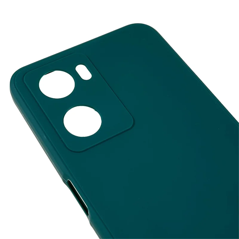 For Oppo A57 4G Straight Edge Soft TPU Case Precise Cutout Anti-scratch Phone Cover - Army Green