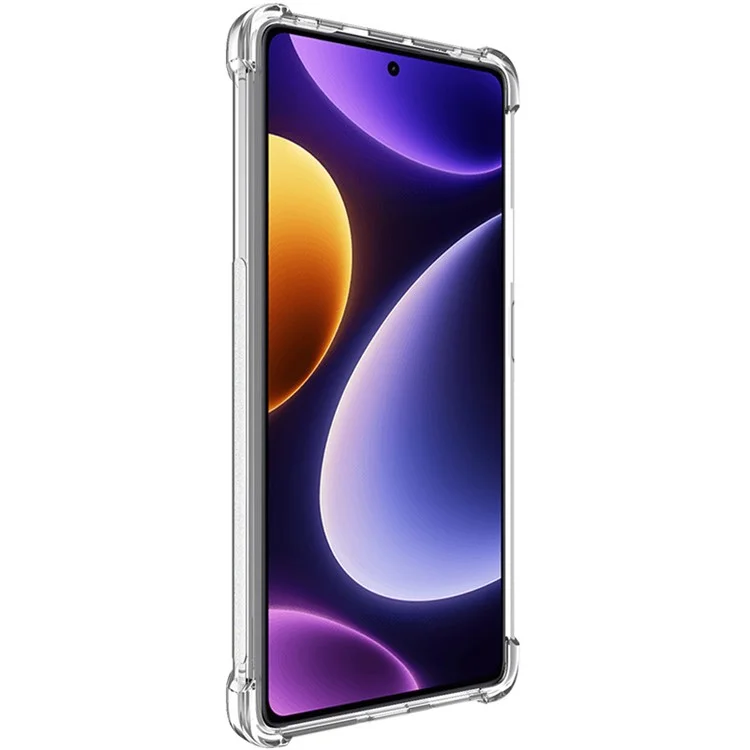 IMAK para Xiaomi Redmi Note 12 Turbo / Poco F5 5G Funda de Teléfono Flexible de TPU Transparente a Prueba de Golpes - Transparente