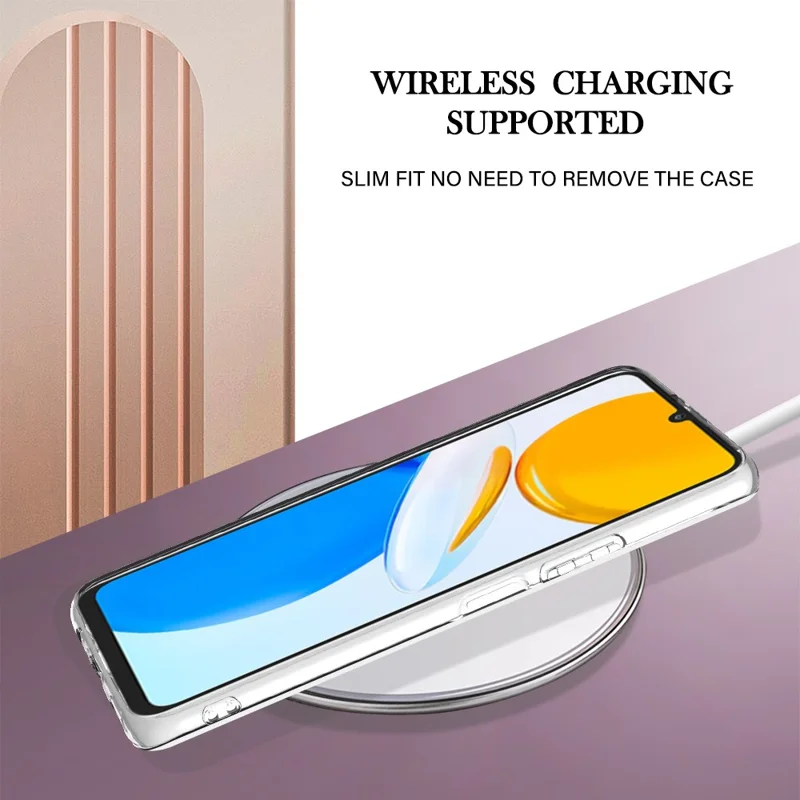 For Honor X7 TPU Case with IMD Marble Pattern Electroplated Back Cover - Purple 001