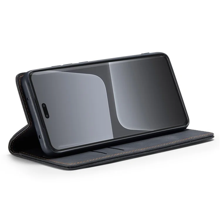 CASEME 013 Серия для Xiaomi 13 Lite / Civi 2 5G Чехол-книжка Кожаный Чехол-подставка - Черный