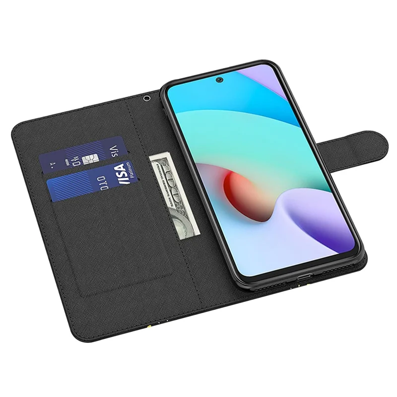 For Xiaomi Redmi Note 12 5G (China) / (India) / (Global) / Poco X5 5G Leather Phone Case 3D Pattern Printing Stand Wallet Cover - Panda Climbing