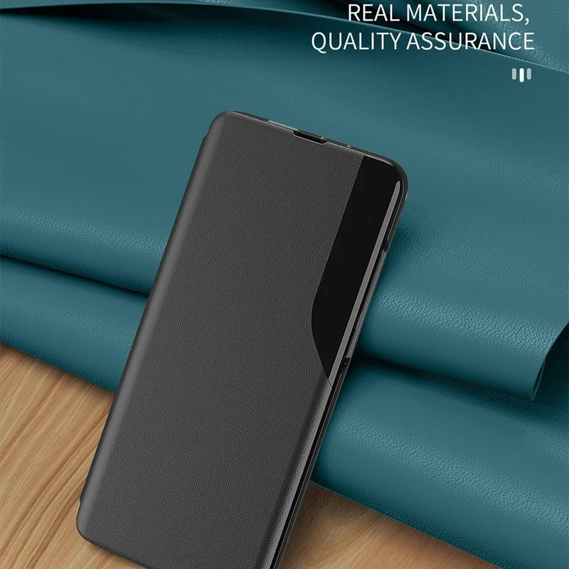 Para Xiaomi Redmi Note 12 4G Funda de Pie Antiarañazos de Cuero de PU Cubierta de Teléfono - Zafiro