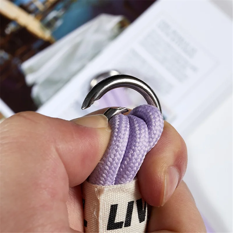 Protective Case for iPhone 14 Pro Anti-Drop Liquid Silicone Phone Cover with Card Slot, Strap - Purple