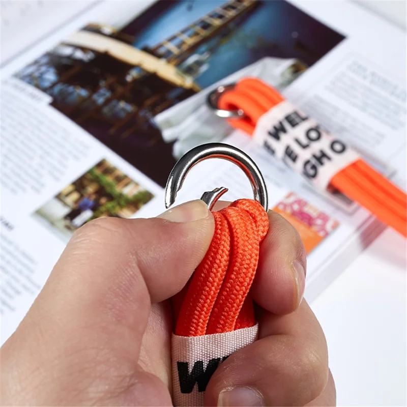 Protective Cover for iPhone 13 Pro 6.1 inch Case Anti-Fall Liquid Silicone Phone Shell with Card Slot, Strap - Orange