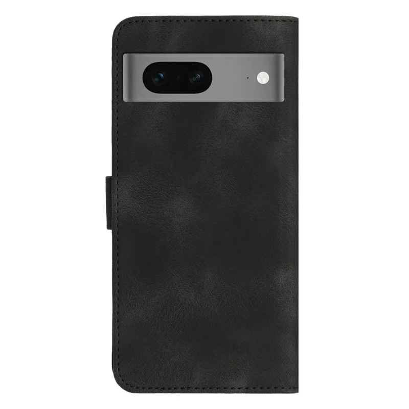 YX003 For Google Pixel 7 5G Smile Pattern Imprinted Leather Cover Phone Stand Case Wallet - Black