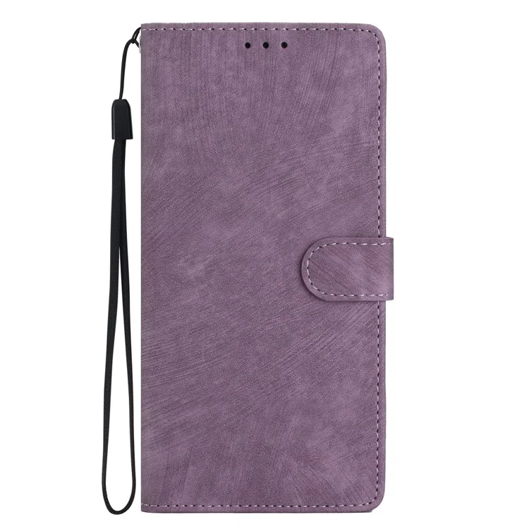 For Google Pixel 7 Pro 5G PU Leather+TPU Wallet Cover Skin-touch Stand Magnetic Phone Case - Purple