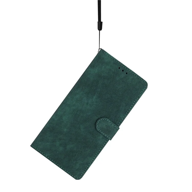 Anti-drop Phone Case für iPhone 13 6.1 Zoll, Skin-touch Leder Brieftasche Cover mit Ständer - Grün