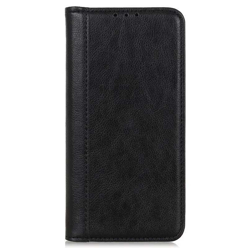 Для Google Pixel 8 Litchi Texture Shockproof Wallet Stand Phone Case Split Leather+TPU Protective Cover - Black