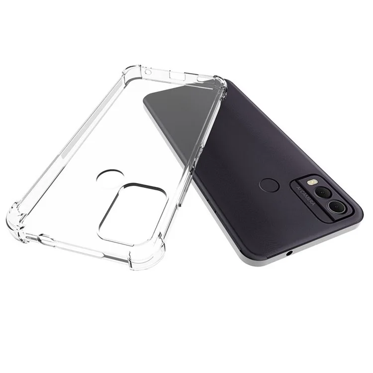 Custodia per Telefono per Nokia C22 Antiscivolo Antiurto Protezione degli Angoli Airbag Flessibile Custodia per Telefono in TPU