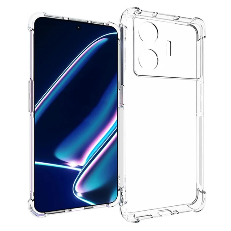Pour Realme GT Neo5 SE 5G Anti-Slip Clear Soft TPU Phone Case Mobile Phone Back Cover Shell