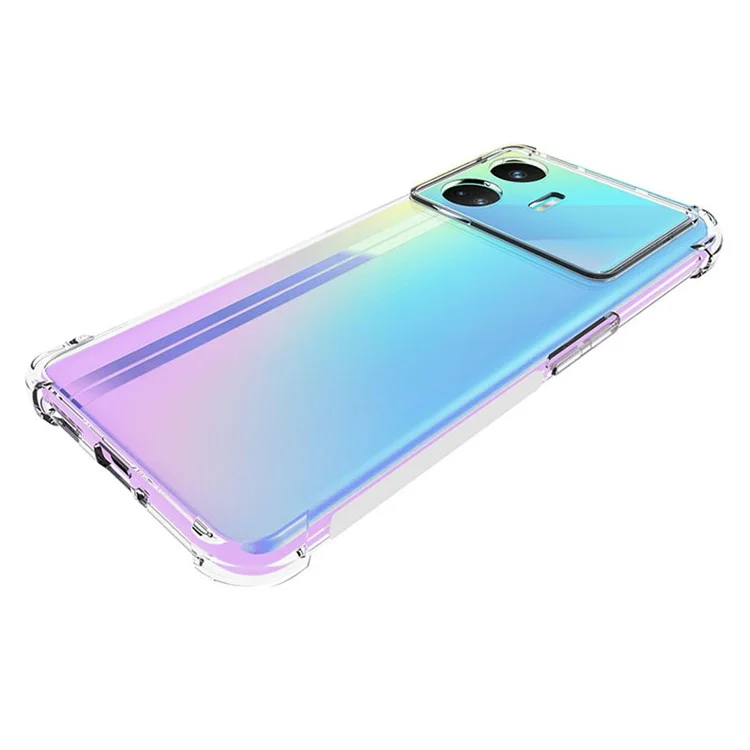 Pour Realme GT Neo5 SE 5G Anti-Slip Clear Soft TPU Phone Case Mobile Phone Back Cover Shell