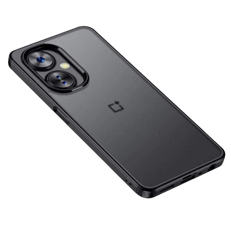 For OnePlus Nord CE 3 Lite 5G / Nord N30 5G PC+TPU Slime Phone Case Airbag Protection Anti-Scratch Cover - Matte Black