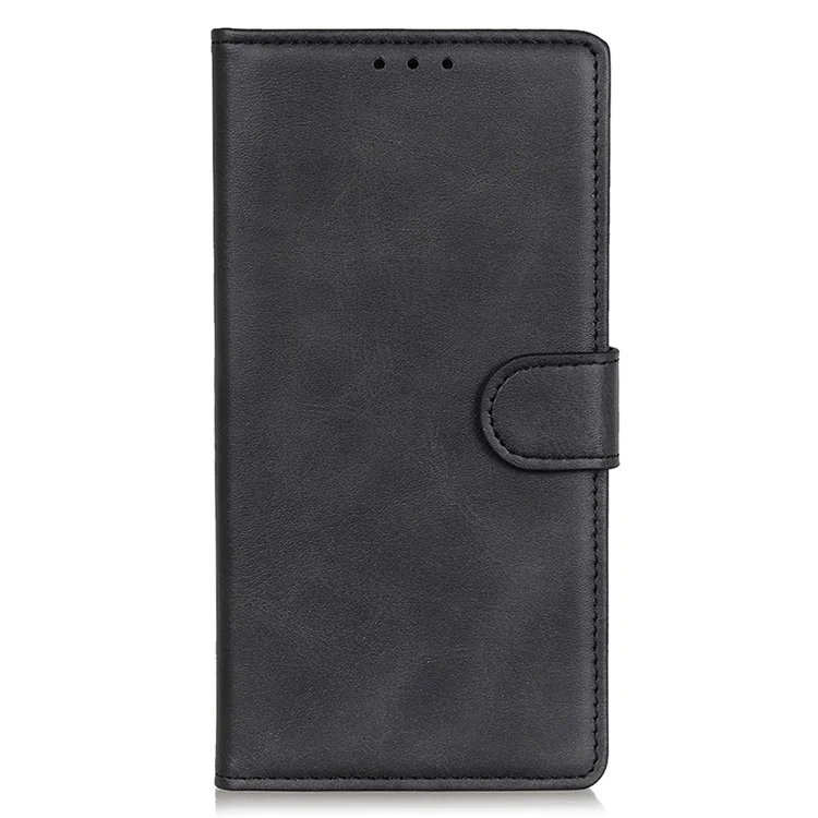 Custodia Flip Phone per Google Pixel 8 in Pelle PU con Texture Cowhide, Custodia Protettiva con Supporto a Portafoglio - Nero
