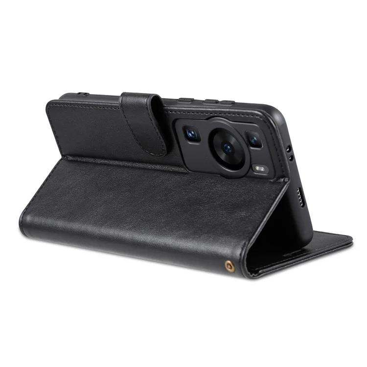 Étui de protection pour téléphone AZNS pour Huawei P60 / P60 Pro en cuir PU anti-chute - Noir