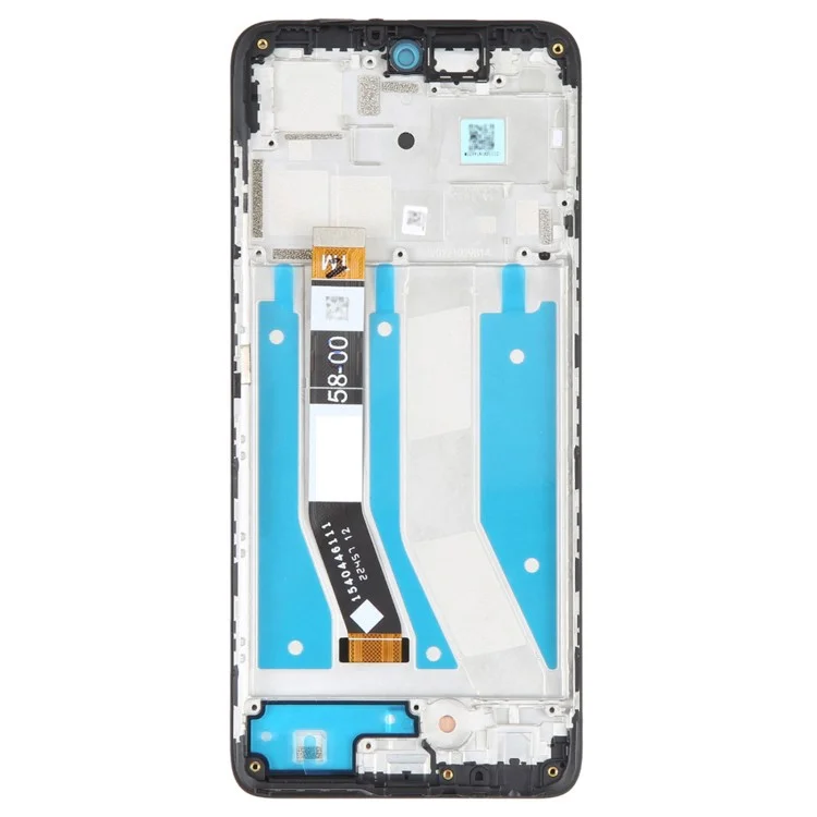 Pour Motorola Moto G73 5G OEM Grade S Écran LCD et Nigitizer Assembly + Frame Remplacement Pile (sans Logo) - Bleu