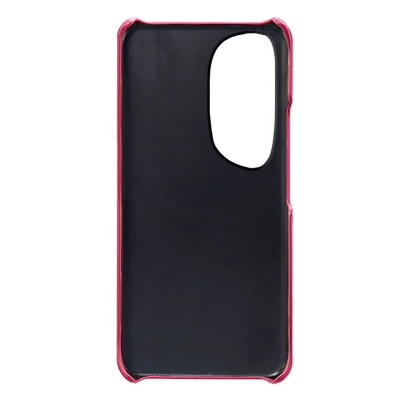 For Huawei P60 Art Phone Case 2 Card Slots Pocket PU Leather + Hard PC Cover - Rose