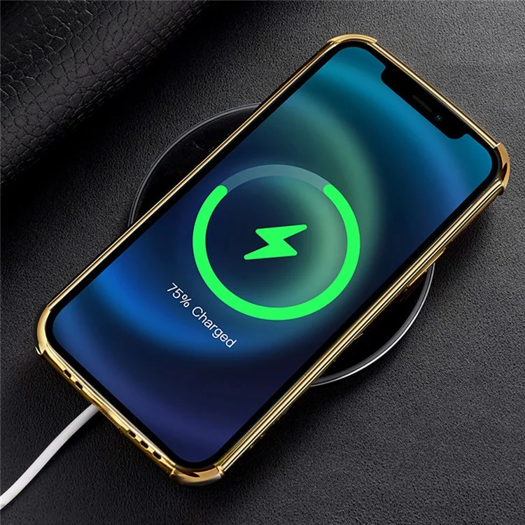 Ring Kickstand Case per Honor X8a 4G Copertina in Pelle con Texture di Coccodrillo Rivestita in TPU Placcatura Elettrolitica 6D - Nero