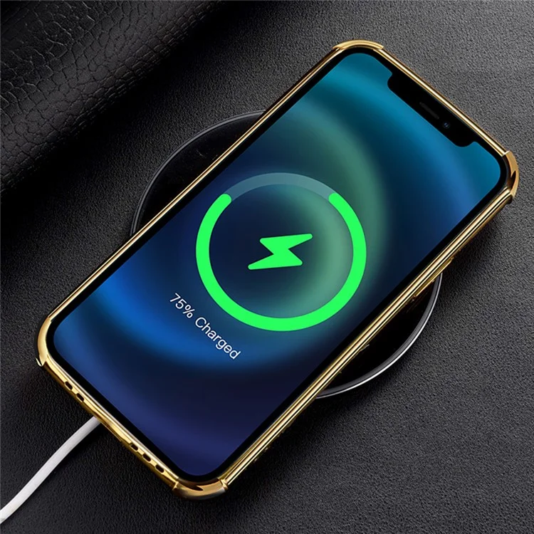 Pour Huawei P50 Pro 4G Crocodile Texture Electroplating Cover PU Leather Coated TPU Phone Case avec Ring Kickstand - Noir