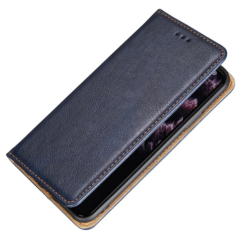 For Motorola Moto G Power 5G PU Leather Wallet Case Magnetic Closing Anti-drop Stand Phone Cover - Black
