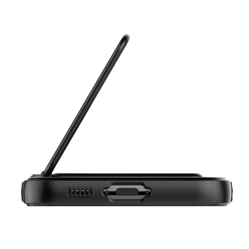 For Samsung Galaxy S23+ Shockproof Rugged TPU Case Kickstand Phone Cover - Black