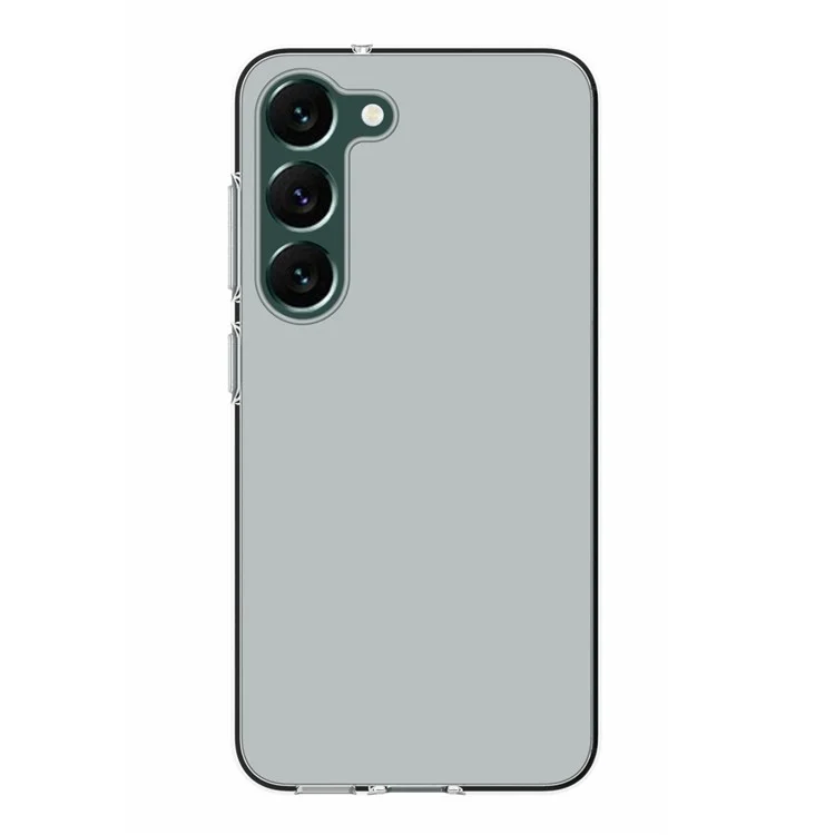 For Samsung Galaxy S23+ Glossy Watermark-Free TPU Cell Phone Case Shockproof Mobile Phone Cover Shell