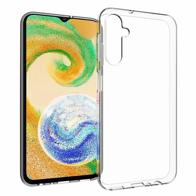 For Samsung Galaxy A24 4G (162.1 x 77.6 x 8.3mm) Glossy Watermark-Free TPU Phone Case Transparent Mobile Phone Cover