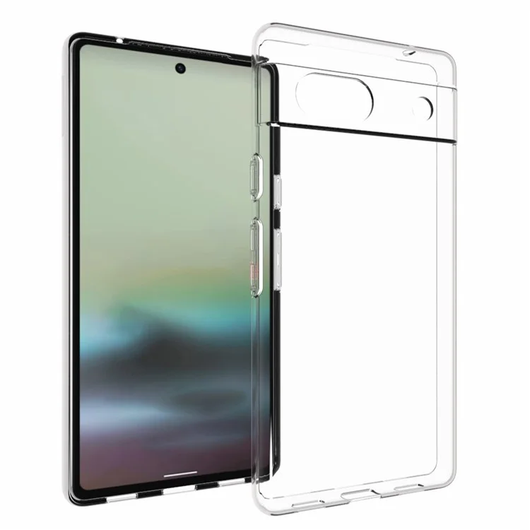 For Google Pixel 7a Watermark-Free TPU Cell Phone Case Glossy Drop Resistant Mobile Phone Cover Shell