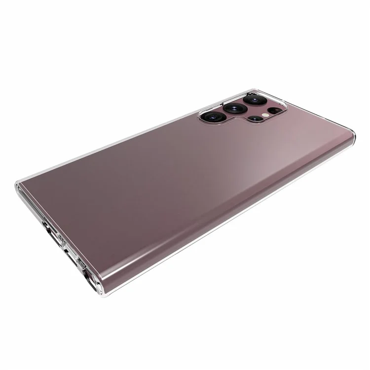 For Samsung Galaxy S23 Ultra TPU Cell Phone Case Glossy Watermark-Free Mobile Phone Cover Shell