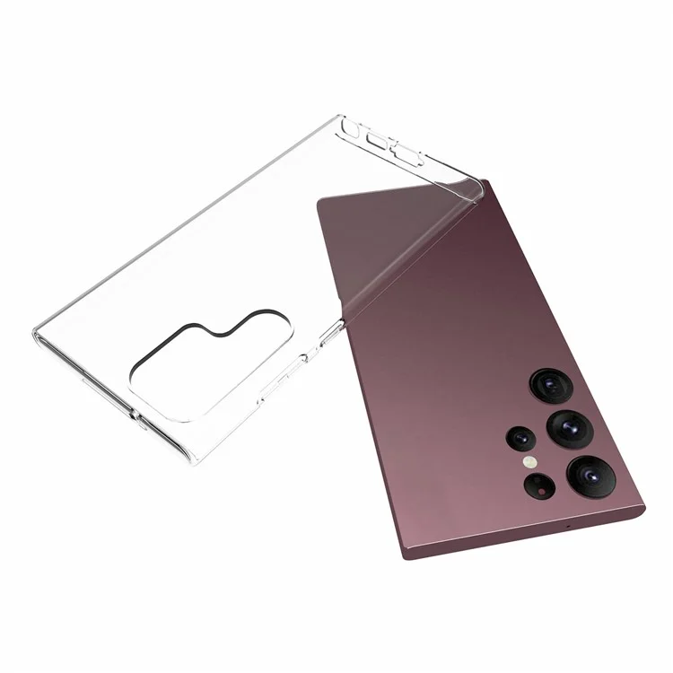 For Samsung Galaxy S23 Ultra TPU Cell Phone Case Glossy Watermark-Free Mobile Phone Cover Shell