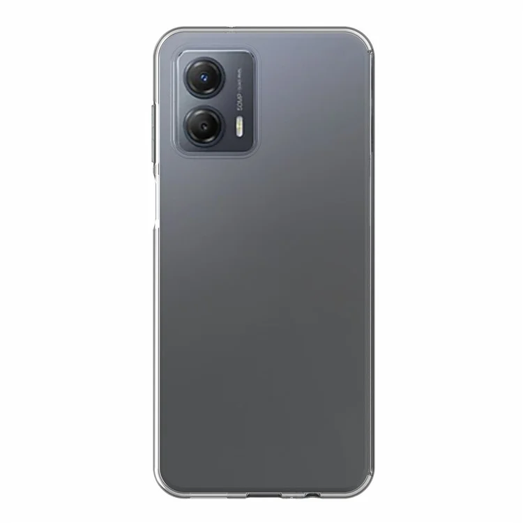 Mobile Phone Cover for Motorola Moto G53 5G Glossy Watermark-Free Transparent TPU Phone Case