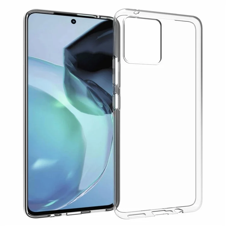 Handyhülle für Motorola Moto G72 4G Transparent Glossy Watermark-Free TPU Handyhülle