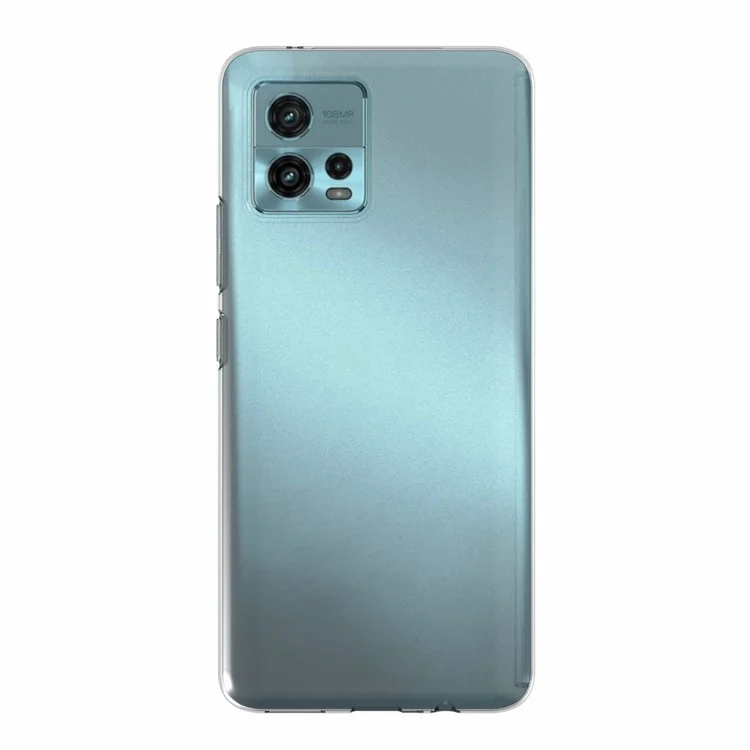 Handyhülle für Motorola Moto G72 4G Transparent Glossy Watermark-Free TPU Handyhülle