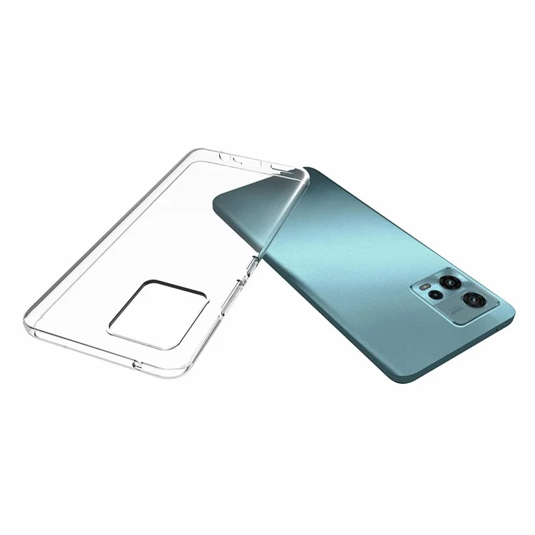 Handyhülle für Motorola Moto G72 4G Transparent Glossy Watermark-Free TPU Handyhülle