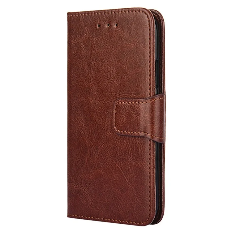 Protective Cover for Honor Magic5 , PU Leather Anti-Drop Phone Wallet Case with Stand - Brown