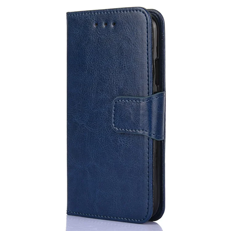For Realme C55 Full Protection Phone Case Leather Wallet Stand Flip Cover - Sapphire