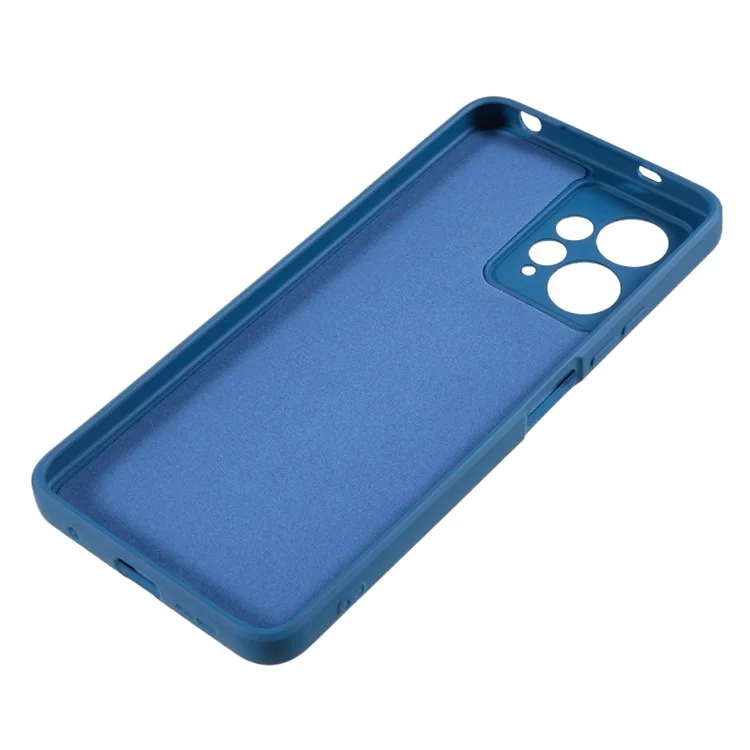 Für Xiaomi Redmi Note 12 4G Rubberized TPU Handyhülle mit Faserinnenauskleidung, stoßfest - Saphir